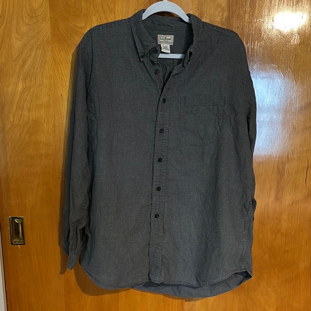L.L. Bean wool/cotton long sleeve shirt
